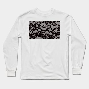 Black lace Long Sleeve T-Shirt